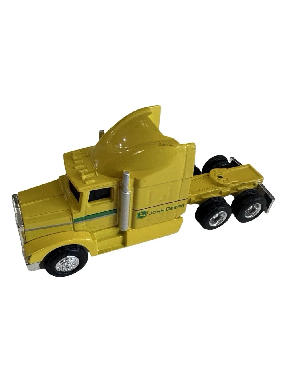Ertl John Deere Truck Semi 18 Wheeler Yellow Diecast Toy Model Truck Cab Only